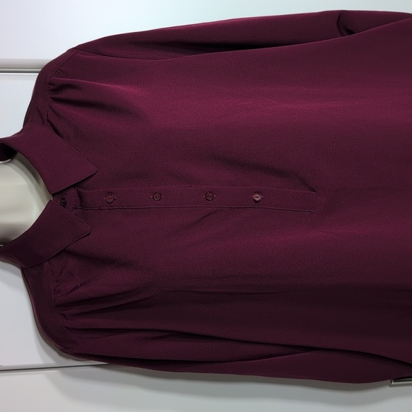 Love Squared Burgundy Dress Size 1X - Picture 2 of 9